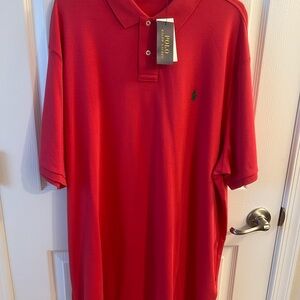 Ralph Lauren Men's Classic Red Polo Shirt